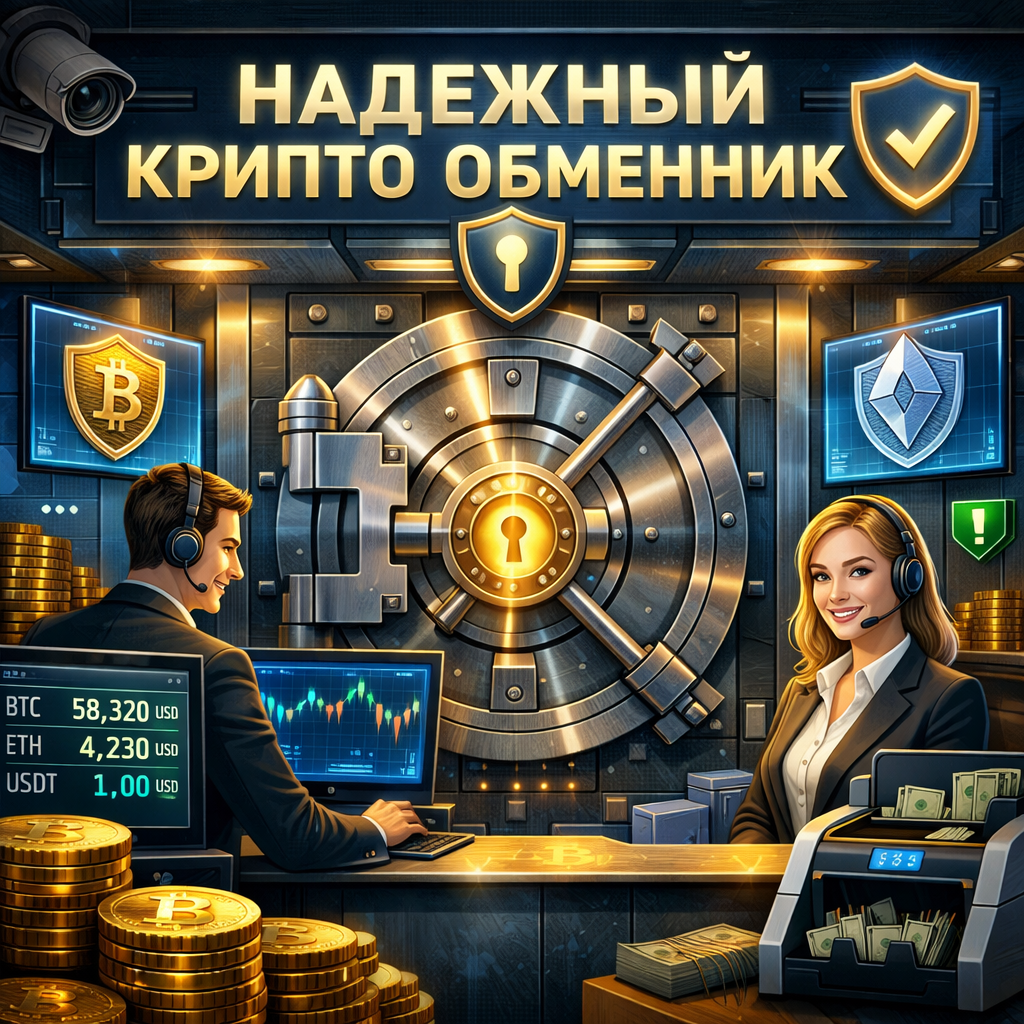 Надёжный обменник криптовалюты