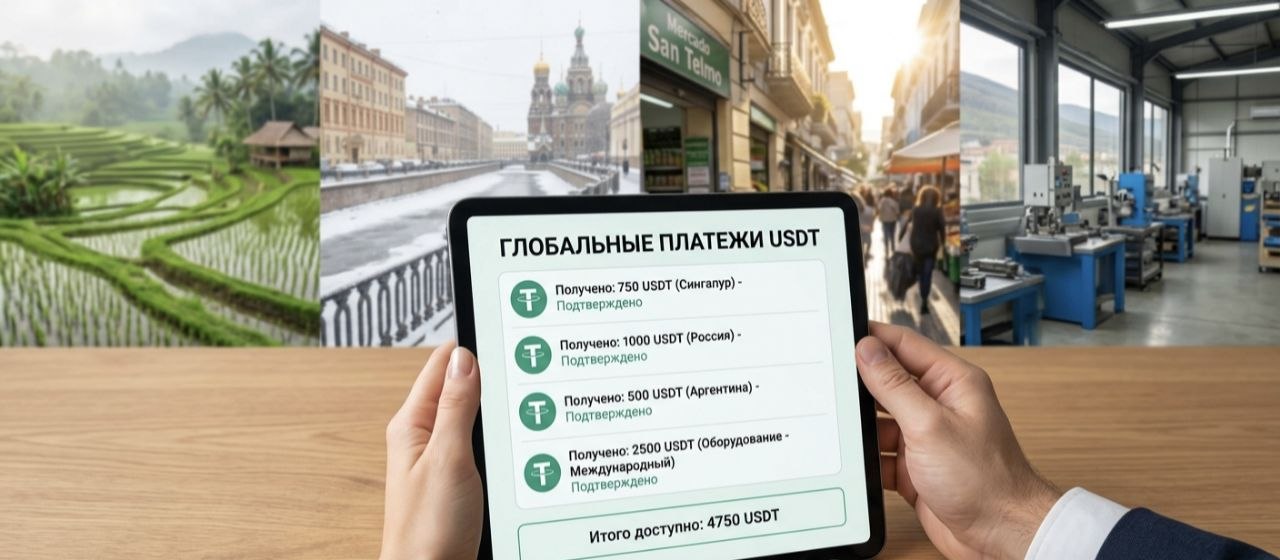USDT за границу
